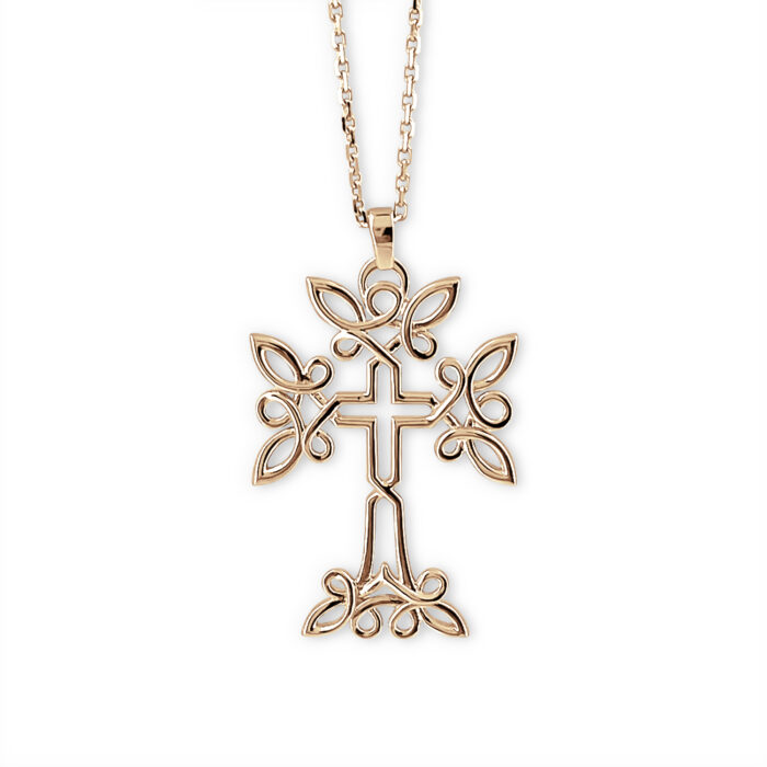 Croix Arménienne Chiraz or rose