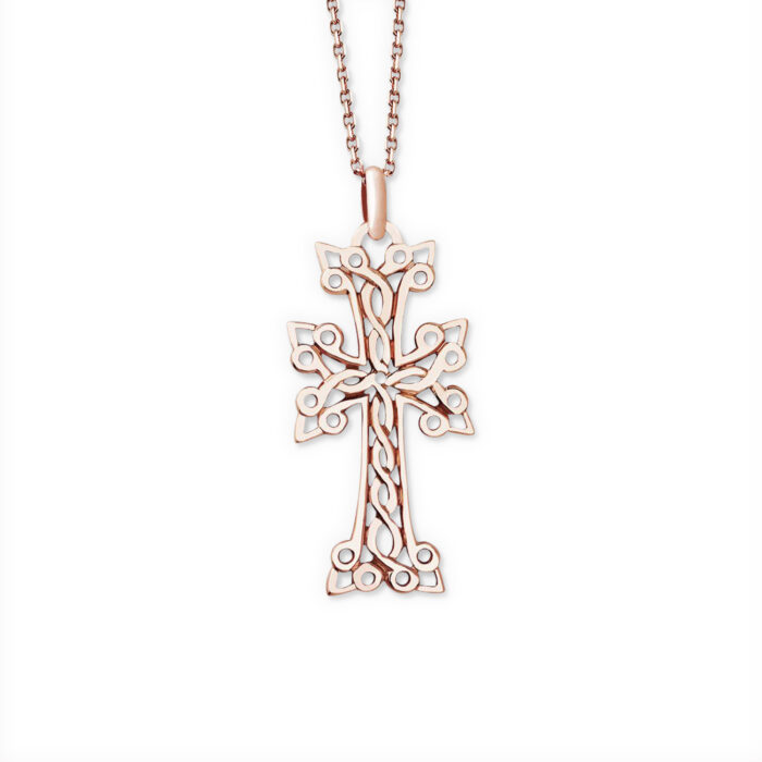 Croix Arménienne Lori or rose
