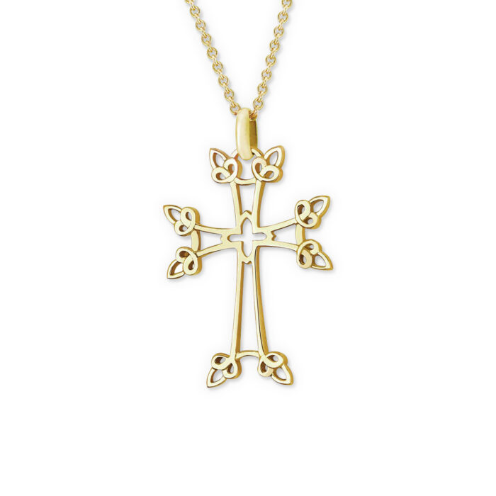Croix Arménienne Nouné or jaune