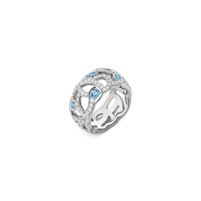 Bague Lila or blanc
