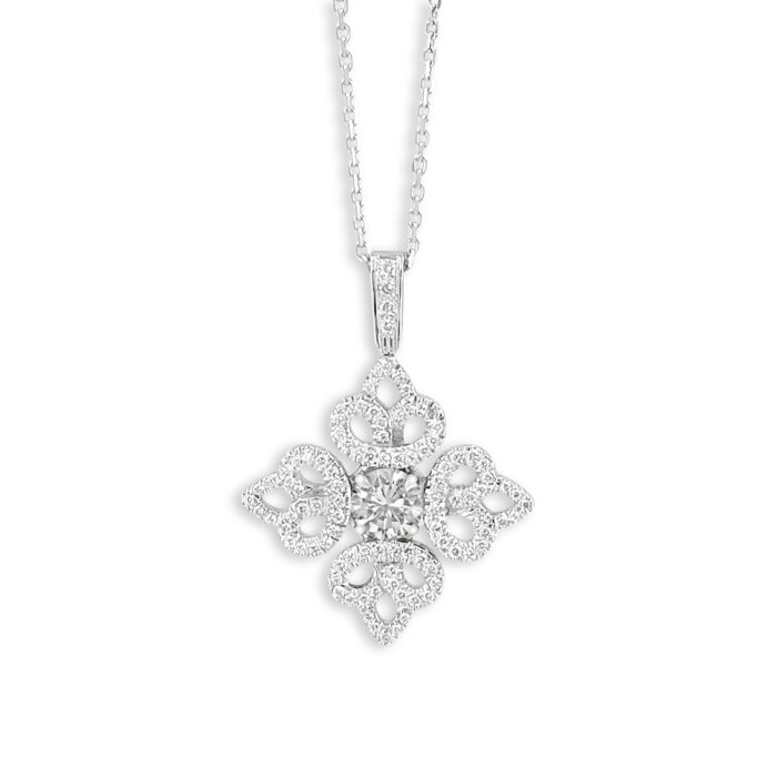 Collier Varte or blanc