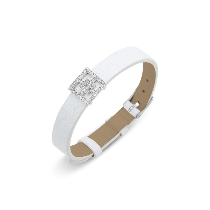 Bracelet Allure or blanc
