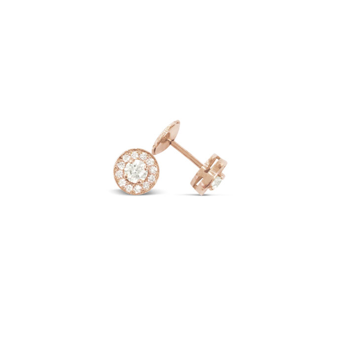 Boucles d’oreilles Trésoror rose