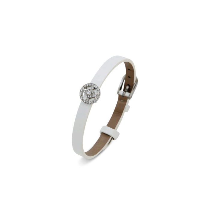 Bracelet Frivole or blanc