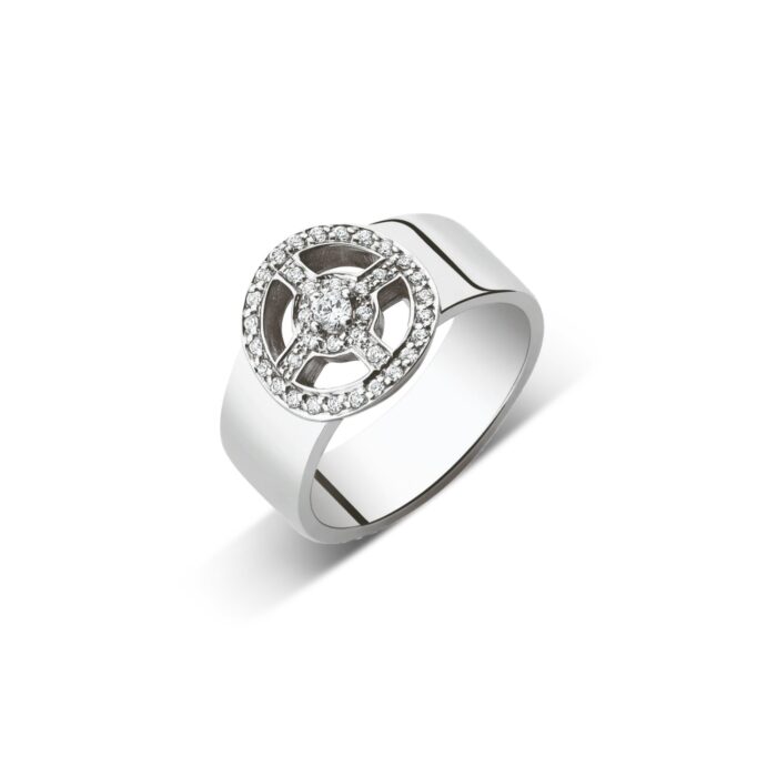 Bague Tentation Or Blanc