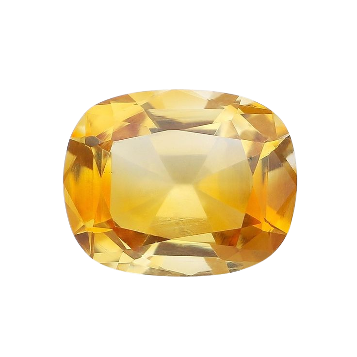 Naturel 8,45 carats - Citrine jaune non chauffée - BRÉSIL