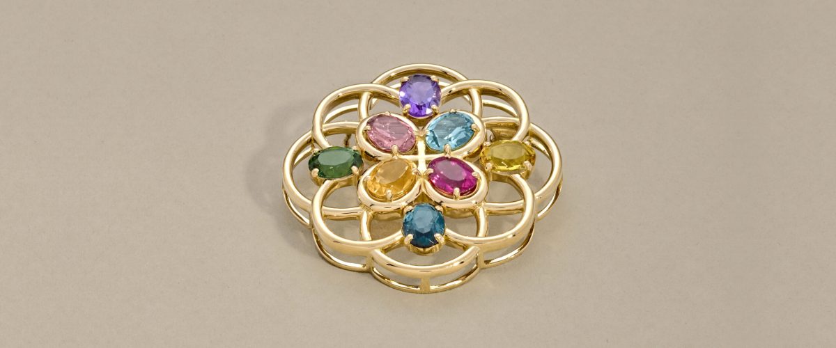Pièce unique broche Josette